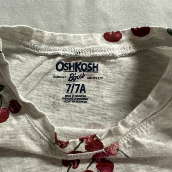 OshKosh B'gosh - short sleeve T-shirt with decorative tie in the front - Picture 3 of 4